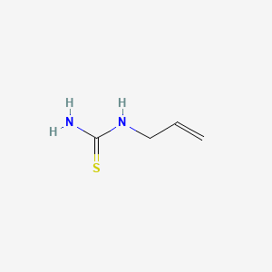 Chemical structure of Allylthiourea