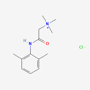 Chemical structure of QX 222