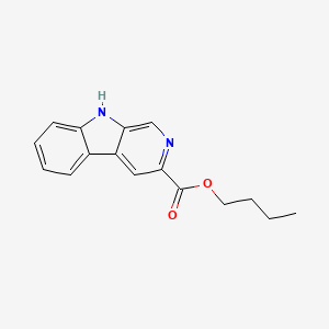 Chemical structure of β-CCB