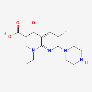 Chemical structure of Enoxacin