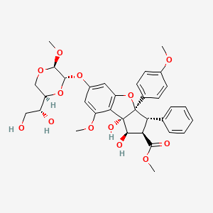 Chemical structure of Silvestrol