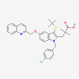 Chemical structure of MK-0591