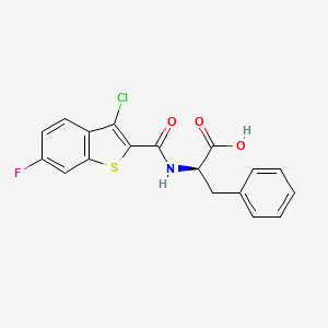 Chemical structure of CU CPT 4a