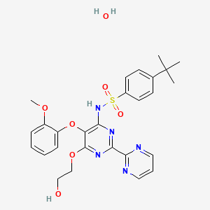Chemical structure of Bosentan Hydrate