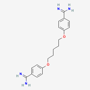 Chemical structure of Pentamidine