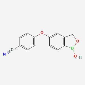 Chemical structure of AN-2728