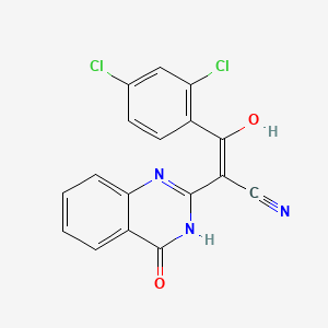Chemical structure of Ciliobrevin A