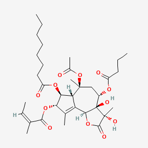 Chemical structure of Thapsigargin