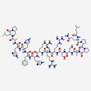 Chemical structure of TLQP 21