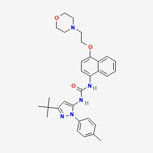 Chemical structure of Doramapimod