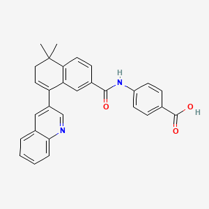 Chemical structure of BMS 195614