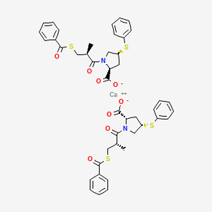 Chemical structure of Zofenopril calcium