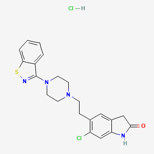 Chemical structure of Ziprasidone HCl