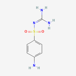 Chemical structure of Sulfaguanidine