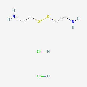 Chemical structure of Cystamine dihydrochloride