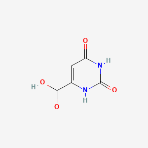 Chemical structure of Orotic acid