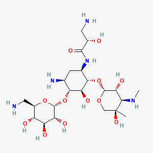 Chemical structure of Isepamicin