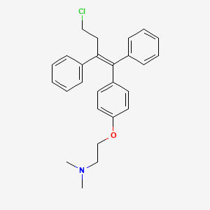 Chemical structure of Toremifene