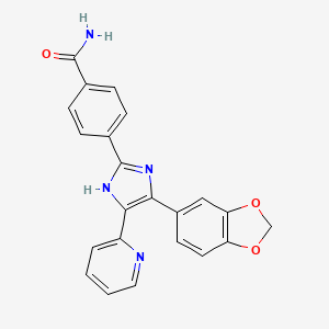 Chemical structure of SB 431542