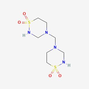 Chemical structure of Taurolidine