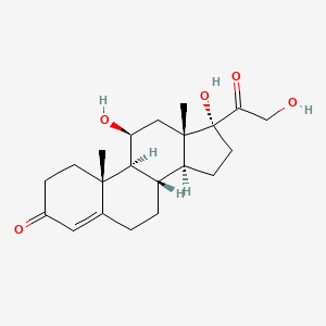 Chemical structure of Cortisol