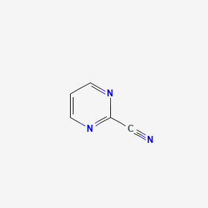 Chemical structure of 2-cyano-Pyrimidine