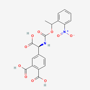 Chemical structure of NPEC-caged-(S)-3,4-DCPG