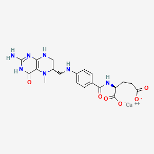 Chemical structure of Levomefolate calcium