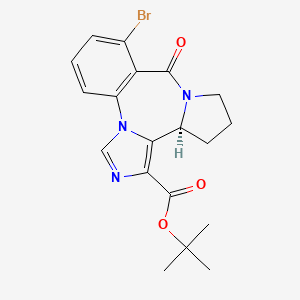 Chemical structure of Bretazenil