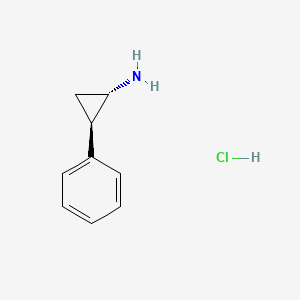 Chemical structure of Tranylcypromine (2-PCPA) HCl