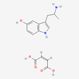 Chemical structure of α-Methyl-5-hydroxytryptamine maleate