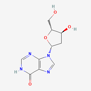 Chemical structure of Deoxyinosine