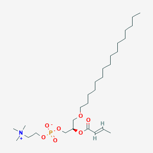 Chemical structure of Butenoyl PAF
