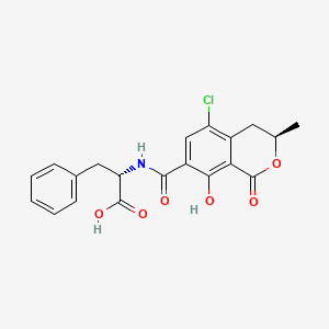Chemical structure of Ochratoxin A