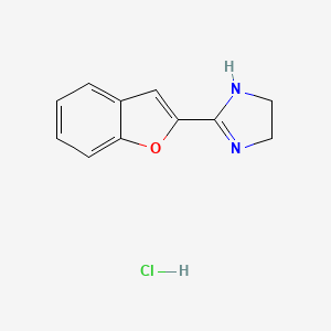 Chemical structure of 2-BFI hydrochloride