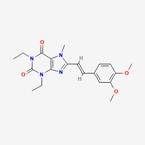 Chemical structure of Istradefylline