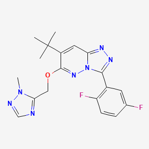 Chemical structure of L-838,417