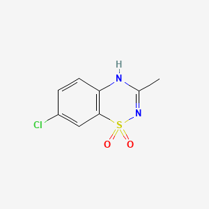 Chemical structure of Diazoxide