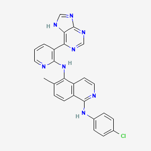 Chemical structure of B-Raf inhibitor 1