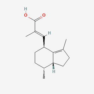 Chemical structure of Valerenic acid