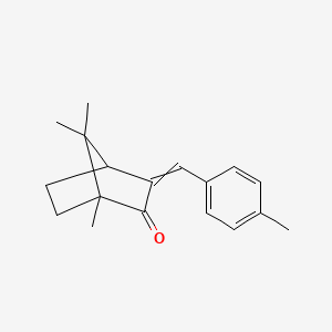 Chemical structure of 4-Methylbenzylidene camphor
