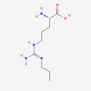 Chemical structure of Nω-Propyl-L-arginine hydrochloride
