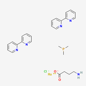 Chemical structure of RuBi GABA trimethylphosphine