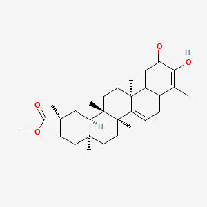 Chemical structure of Pristimerin