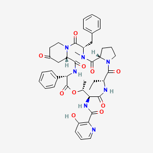 Chemical structure of Virginiamycin S1
