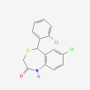 Chemical structure of CGP 37157