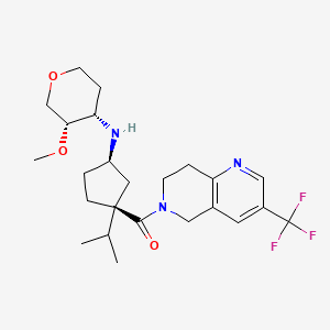 Chemical structure of MK-0812