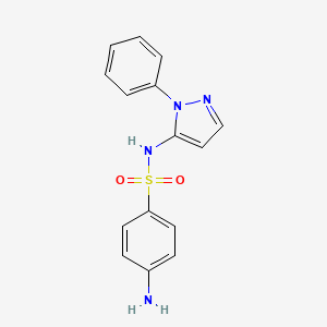 Chemical structure of Sulfaphenazole