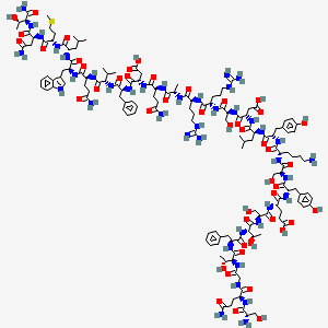 Chemical structure of des-His1-[Glu9]-Glucagon (1-29) amide