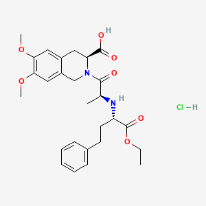 Chemical structure of Moexipril HCl